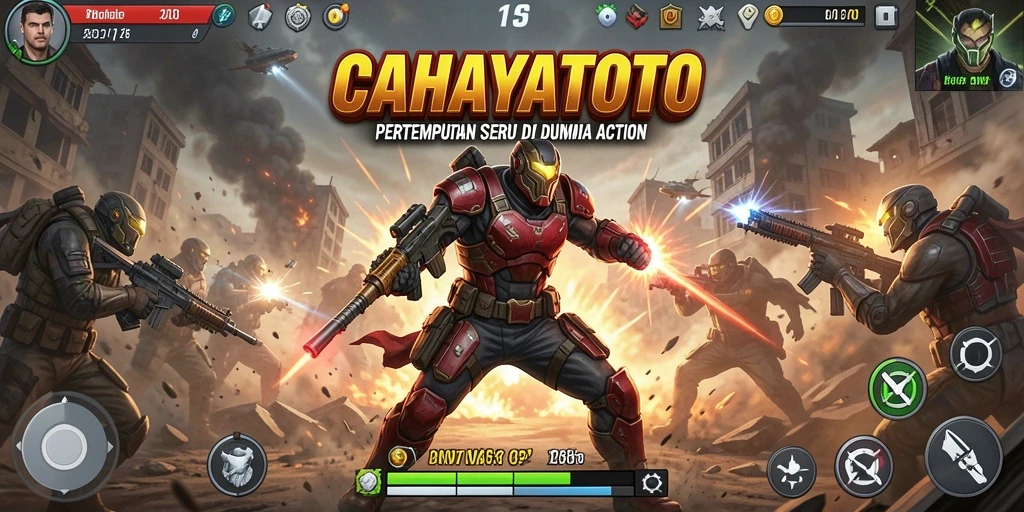 Tampilan aksi epik dalam CAHAYATOTO yang memukau.
