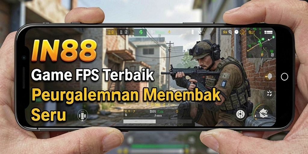 Tampilan gameplay IN88 yang seru dan mendebarkan di dalam pertempuran FPS.