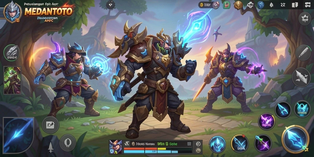 Tampilan gameplay seru dari MEDANTOTO dengan aksi ARPG yang intens.