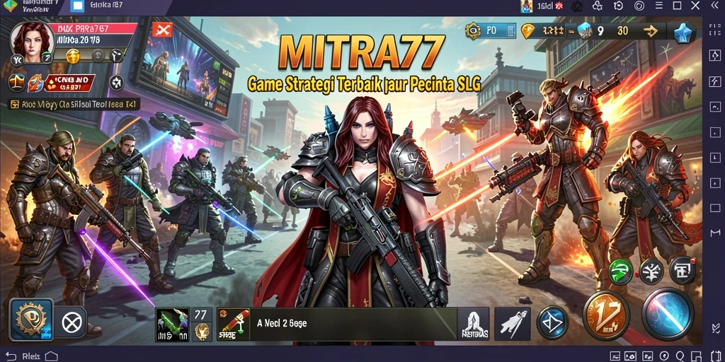 Tampilan gameplay menarik dari MITRA77 yang penuh strategi.