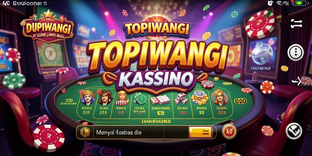 Tampilan menarik gameplay Kasino di TOPIWANGI