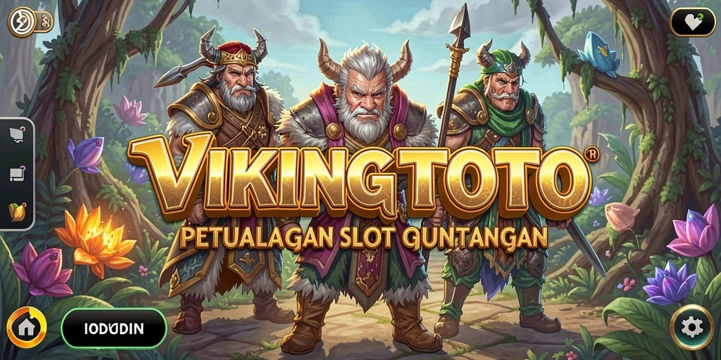 Screenshot gameplay VIKINGTOTO menampilkan simbol slot yang menarik dan efek visual yang memukau.